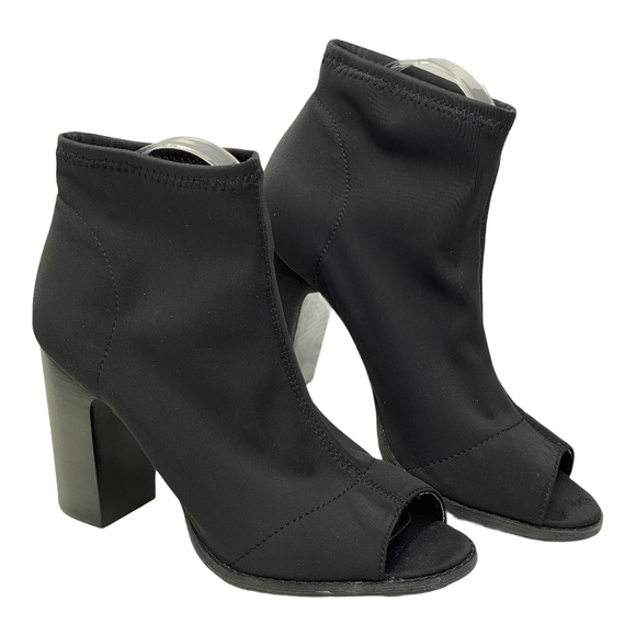 Urban Outfitters Shoes - Urban Outfitters Sock Peep Toe Block Heel Ankle 10
